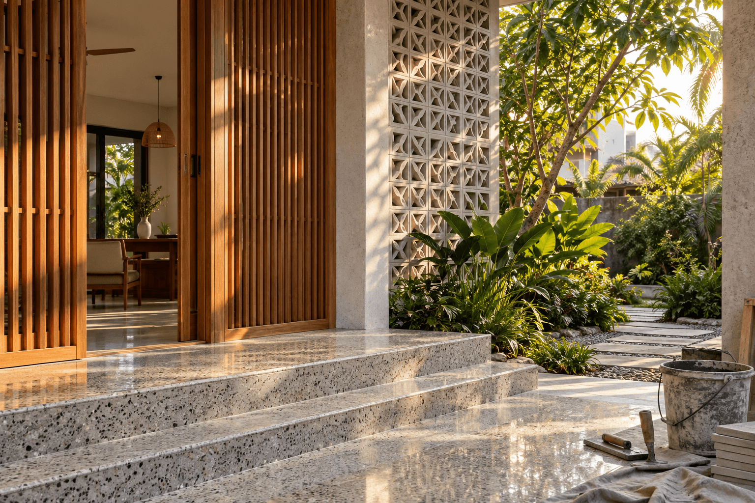 Khi chi tiết thiết kế bước vào công trình thực tế