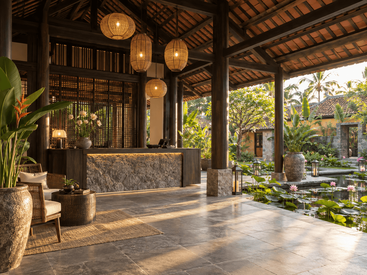 Không gian nghỉ dưỡng mang chất Việt